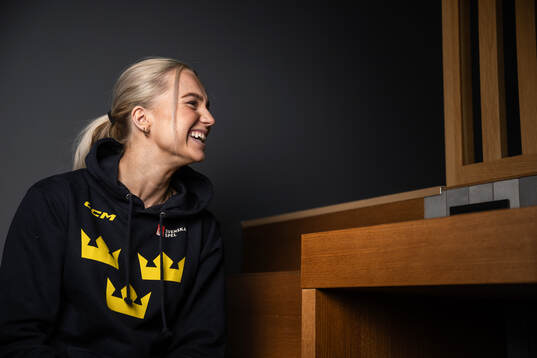 Wilma Sundin of Sweden poses for a portrait at a press event