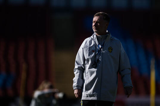 Head coach Peter Gerhardsson of Sweden