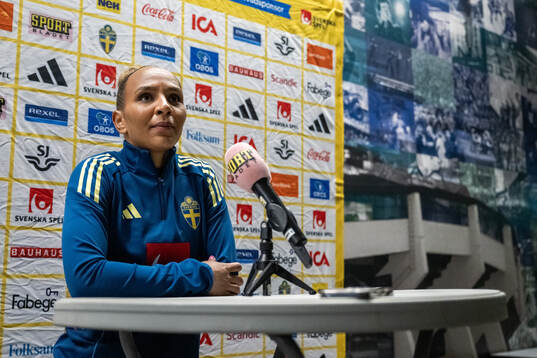 Madelen Janogy is interviewed