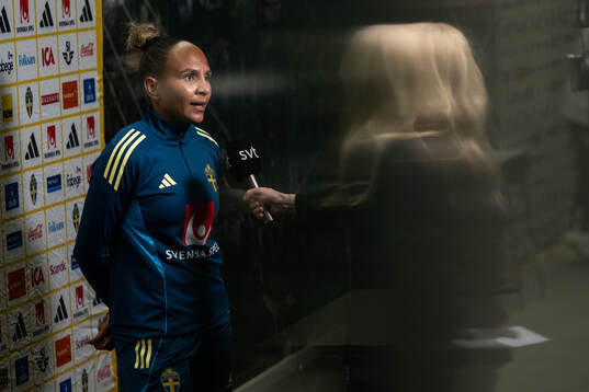 Madelen Janogy is interviewed