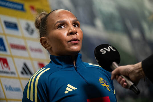 Madelen Janogy is interviewed