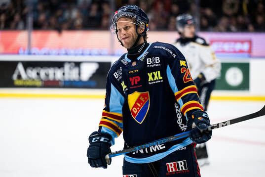 Djurgårdens Fredric Weigel deppar