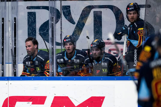 Djurgårdens Dick Axelsson, Hugo Blixt, Albin Grewe och Max