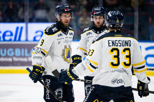 Södertäljes Viktor Grahn, Albin Carlson och Filiph Engsund