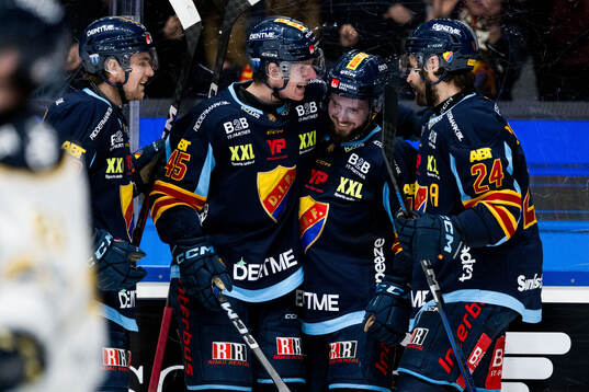 Djurgårdens Albin Grewe, Hugo Blixt och Ludvig Rensfeldt