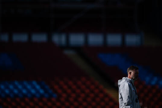 Head coach Peter Gerhardsson
