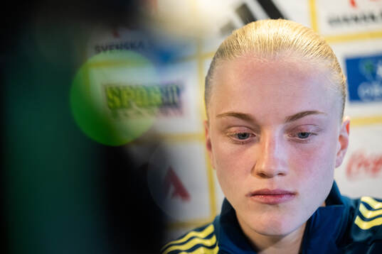 Anna Sandberg is being interviewed