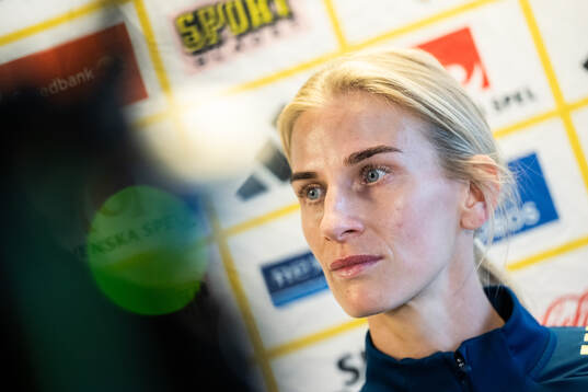 Sofia Jakobsson is being interviewed