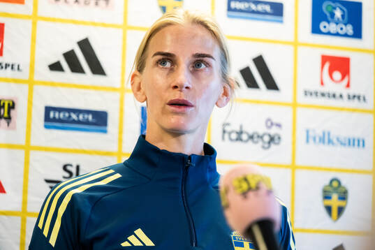Sofia Jakobsson is being interviewed
