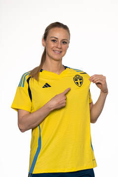Amanda Ilestedt of the Swedish women's national football