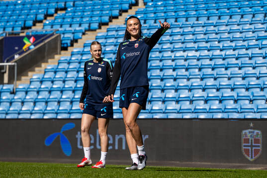 Karina Sævik and Ingrid Syrstad Engen of the Norwegian