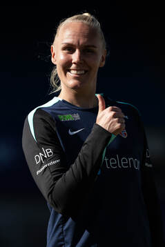 Maria Thorisdottir of the Norwegian women's national
