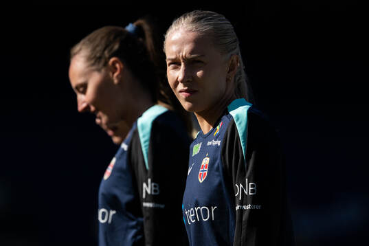 Thea Bjelde of the Norwegian women's national football team