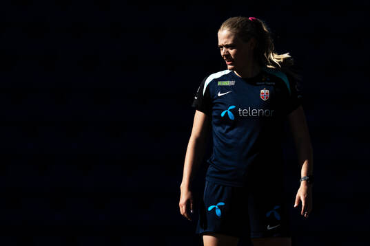 Mathilde Harviken of the Norwegian women's national