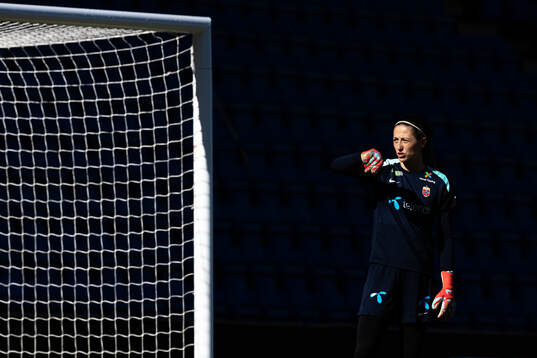 Goalkeeper Cecilie Fiskerstrand of the Norwegian women's