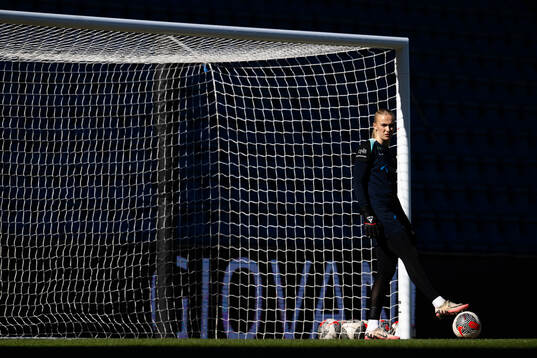 Goalkeeper Selma Panengstuen of the Norwegian women's