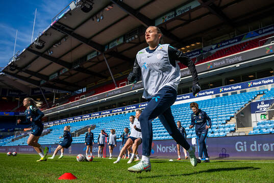 Frida Maanum of the Norwegian women's national football team