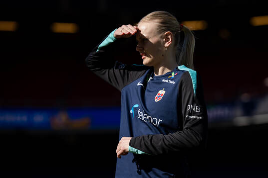 Karina Sævik of the Norwegian women's national football