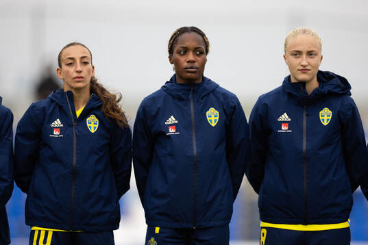 Rusul Rosa Kafaji, Evelyn Ijeh and Wilma Leidhammar of