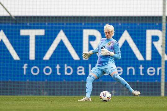 during the international friendly under-23 football match