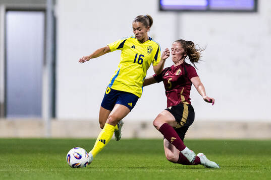 Johanna Renmark of Sweden and Fran Meersman of Belgium