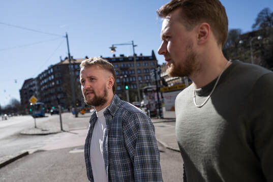 Frölundas Linus Weissbach och Pixbos Oskar Weissbach