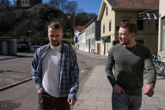 Frölundas Linus Weissbach och Pixbos Oskar Weissbach