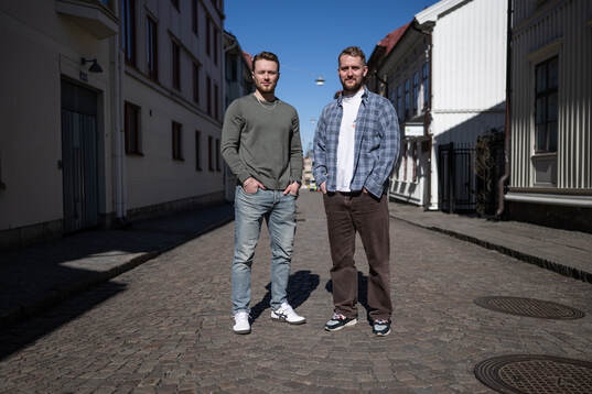 Pixbos Oskar Weissbach och Frölundas Linus Weissbach