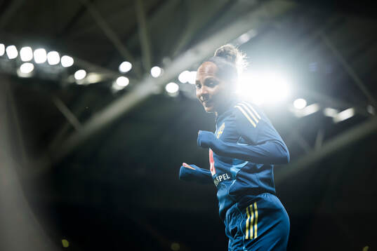 Madelen Janogy of the Swedish women's national football
