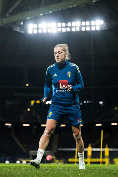 Filippa Angeldahl of the Swedish women's national football