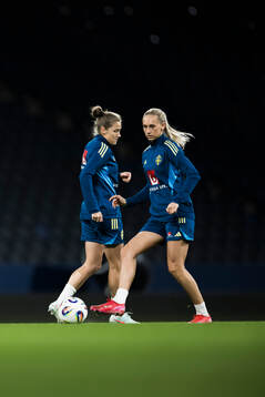 Filippa Angeldahl and Ellen Wagerheim of the Swedish