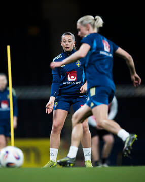 Cornelia Kapocs of the Swedish women's national football