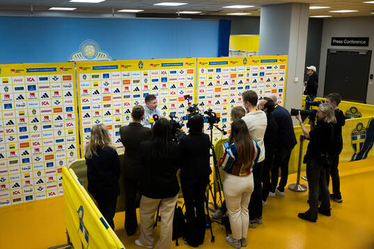Head coach Peter Gerhardsson of the Swedish women's