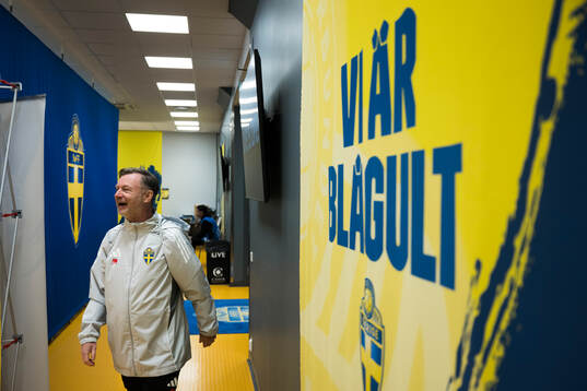 Head coach Peter Gerhardsson of the Swedish women's
