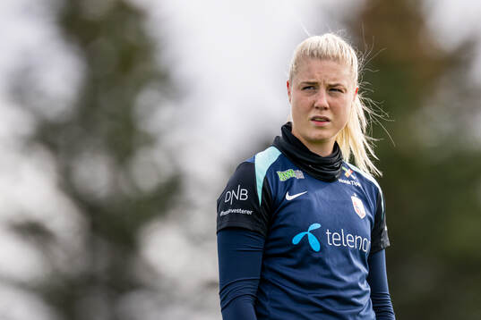 Sophie Román Haug of the Norwegian women's national