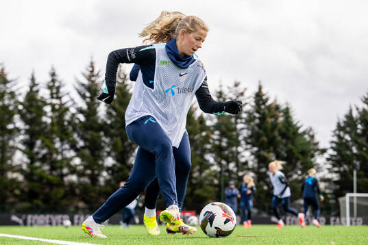 Justine Kielland of the Norwegian women's national football