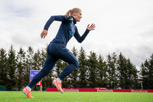 Mathilde Harviken of the Norwegian women's national