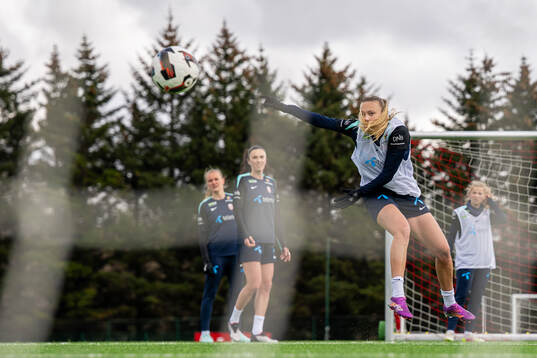 Synne Sofie Kinden Jensen of the Norwegian women's national