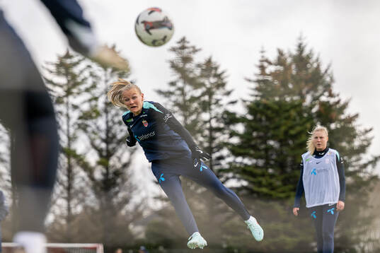 Frida Maanum of the Norwegian women's national football team