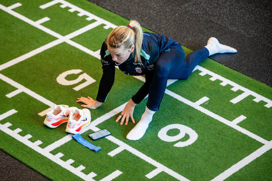 Ada Hegerberg of the Norwegian women's national football