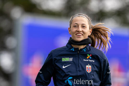 Goalkeeper Cecilie Fiskerstrand of the Norwegian women's