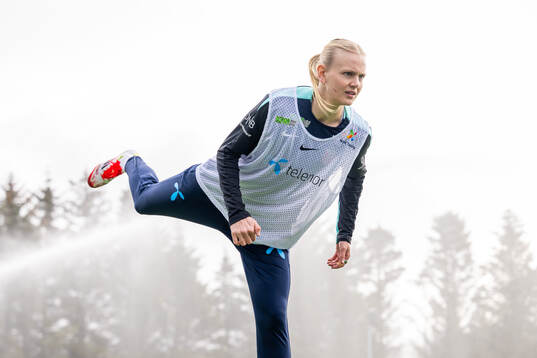 Karina Sævik of the Norwegian women's national football