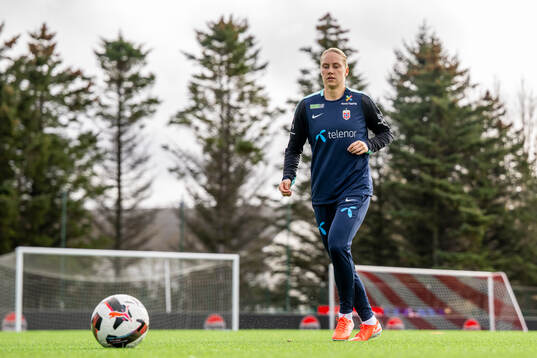 Lisa Fjeldstad Naalsund of the Norwegian women's national