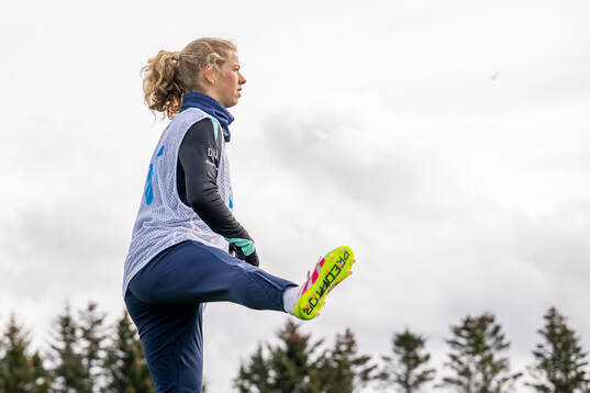 Justine Kielland of the Norwegian women's national football
