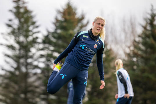Sophie Román Haug of the Norwegian women's national