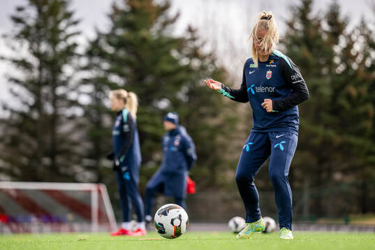 Emilie Woldvik of the Norwegian women's national football