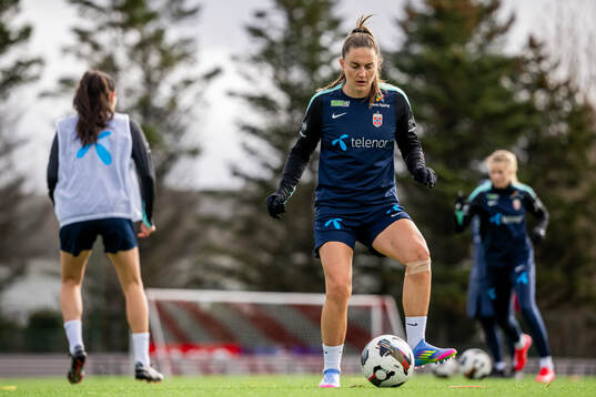 Vilde Bøe Risa of the Norwegian women's national football