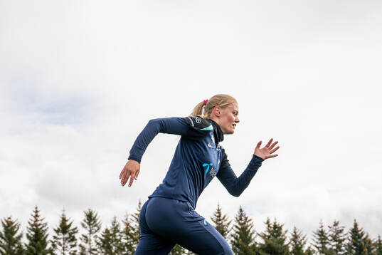 Mathilde Harviken of the Norwegian women's national