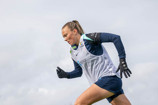 Synne Sofie Kinden Jensen of the Norwegian women's national