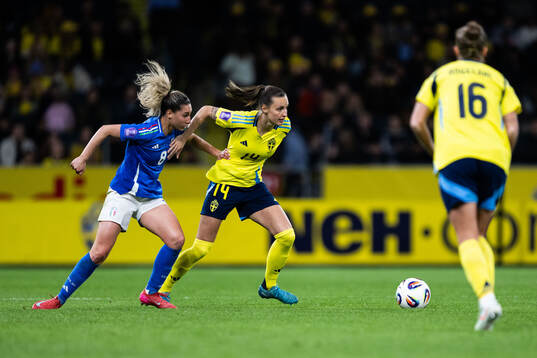Emma Severini of Italy and Nathalie Björn of Sweden